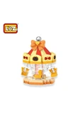 4'LÜ SET - Loz Hareket Eden Lunapark Serisi Mikro Bloklar -Toplam 680 Parça 10+ Yaş (Atlı Karınca, Dönme Dolap, Gondol, Salıncak) - Lunapark Maketi - 5