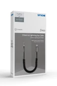 Simex Lightning to Aux Kumaş Spiralli AUX Bağlantı Kablosu SA-01 Zinco - 4