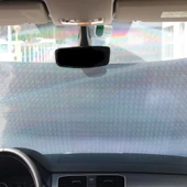 Space Space Ön Cam Perdesi Pvc 58x125cm Gümüş / PEON51-2 - 1