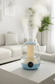 Glr K07 Mavi Çift Spreyli Ultrasonik Sessiz Hava Nemlendirici ve Gece Lambası | 3L Kapasite - 1