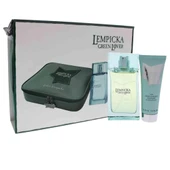 Lolita Lempicka Green Lover EDT 100 ml + 75 ml Parfumed After Shave Gel Erkek Parfüm Seti thumbnail 2