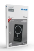 Simex  5000mAh Wireless Şarj Power Bank S-40 Slimo - 4