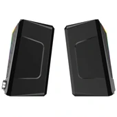 Lenovo Lecoo Ds104 Kablolu Usb + 3.5mm Jack 6w 80db Rgb Işıklı 1+1 Gaming Speaker - Hoparlör - 3