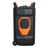 Shile Sl-10 120 Watt Taşınabilir Seyyar Amfi Hoparlör Kablosuz 1 El + 1 Yaka Mikrofonlu Kumandalı Usb+sd+bt - 3