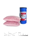 Welsoft Pembe Yorgan Seti Çift Kişilik (2Adet Silikon Yastık ve Kılıfları Hediye) thumbnail 7