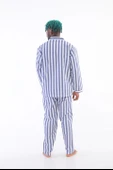 MDB Kocabey 4007 Uzun Kol Çizgili Gaffur Erkek Pijama Takım thumbnail 6
