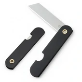 Powermaster Pm-28646 Tekli Katlanır Falçata Maket Bıçağı Küçük Paslanmaz Çelik Siyah - 1