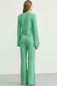 İkili Pantolon Kazak Triko Takım - Yeşil - 6