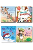 Okul Öncesi 3-4-5 Yaş Için Renkli Resimli Masal Kitapları 4 Kitap Set. thumbnail 1