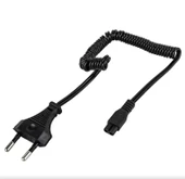 Es-18047 Traş Makinesi Kablosu Spralli Siyah - 1