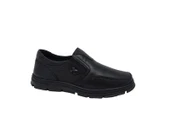 Zerhan 782 Erkek Siyah Hakiki Deri Kalın Taban Ayakkabı thumbnail 1