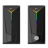 Lenovo Lecoo Ds104 Kablolu Usb + 3.5mm Jack 6w 80db Rgb Işıklı 1+1 Gaming Speaker - Hoparlör - 2