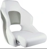 Gri Beyaz Desenli Tekne Kaptan Koltuğu - 1