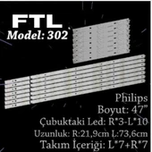 Ftl 302 Phılıps 47 Inc 7r+7l Adet (set) Tv Led Bar - 1