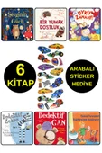 ARABALI STİCKER HEDİYELİ - OKUL ÖNCESİ RESİMLİ KİTAPLAR  - SEVGİNİN GÜCÜ - DEDEKTİF ZEBRA - UYKU ... thumbnail 1