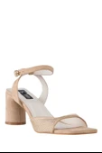 Stato Kadın Topuklu Sandalet Nude Beyaz thumbnail 3