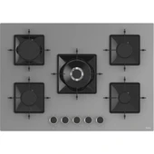 Ferre Steamart-Fryart-Sılentart Serisi Gri Set (SS038 + QEP64CPR +D079-SA) - Döküm Izgara / 75 cm Ocak thumbnail 2