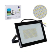 Powermaster Pm-22572 100 Watt - 220 Volt 6500k Ip66 150* Işık Açısı Siyah Slim Kasa Beyaz Led Projektör - 1