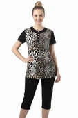 HMD Kadın Leopar Taytlı Takım 60018 thumbnail 1