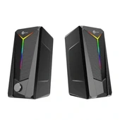 Lenovo Lecoo Ds104 Kablolu Usb + 3.5mm Jack 6w 80db Rgb Işıklı 1+1 Gaming Speaker - Hoparlör - 1