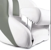 Gri Beyaz Desenli Tekne Kaptan Koltuğu - 3