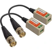 Rewel Bnc To Rj45 Video Balun + Power Konnektör - 1