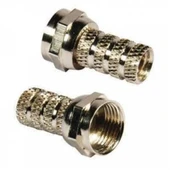 Rewel İnce Kablolar İçin Rg58 Rg59 İnce F Konnektör 100 Adet - 1