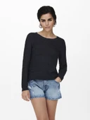 ONLY Bayan Örme Kazak 15113356 thumbnail 1