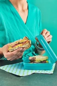 Tupperware Eco Sandviç Kutusu Gökyüzü thumbnail 4