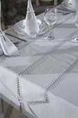 Simay Masa Örtüsü 26 Parça Gri thumbnail 4