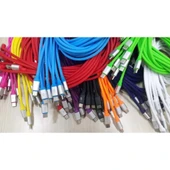 Rewel Silikonlu Type-c Usb Renkli Hızlı Şarj Kablosu - 1