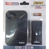Horoz Fuji-d 3vdc Full Siyah Kablosuz Kapı Zili - 1