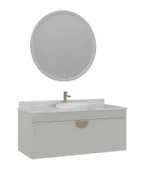 Orka Molino 120 cm Kaşmir Banyo Dolabı Takımı ve Boy Dolabı thumbnail 2