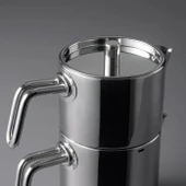 Jumbo Metalix 14 Parça Çelik Çeyiz Seti (Metalix 8 Parça Çelik Tencere Seti-Metalix Full Metal Çaydanlık-3'lü Cezve) thumbnail 7