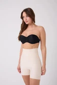 MDB Freshness 1007 Lazer Kesim Silikonlu Yüksek Bel Şort Korse thumbnail 1