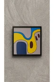 Feoly Art 22x22 cm El Boyaması Duvar Tablosu – Tuval Üzeri Modern Tasarım – Salon ve Ofis Uyumlu - 3