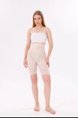 MDB Freshness 0007 Lazer Kesim Tül Yüksek Bel Şort Korse thumbnail 4