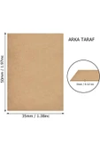 Feoly Art 3 mm 35x50 MDF Plaka (3 ADET) - Hobi, Maket, Ahşap El Sanatları İçin Uygun (3`lü Paket) - 4