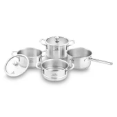 Jumbo New Baby Steel 6 Parça İndüksiyon Tabanlı Çelik Mini Set thumbnail 3