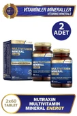 Nutraxin Multivitamin Mineral Energy 60 Tablet 2 Adet thumbnail 1