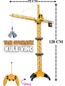 Dev Boy Uzaktan Kumandalı Oyuncak Kule Vinç 128 CM thumbnail 3
