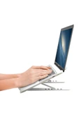 NACTUMU Katlanabilir ve Taşınabilir Ayarlanabilir Plastik Dizüstü Laptop Sehpası, Yükseltici Destek Tabanı - 2