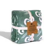 Bigghome Çintemani Yeşil Çift Kişilik Battaniye 200 x 220 cm thumbnail 2