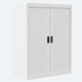 Sürgülü Kapaklı Metal Ayakkabılık – Geniş Raflı Kiler & Arşiv Dolabı thumbnail 4