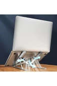 NACTUMU Ayarlanabilir Dizüstü Laptop Yükseltici, Katlanabilir ve Taşınabilir Destek Tabanı - 3