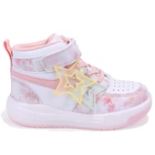 Vicco Yenni 946P25K416 Pudra Ortopedik Günlük Işıklı  Kız Çocuk Spor Bot - 2