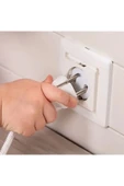 NACTUMU Bebek ve Çocuk Güvenliği İçin Priz Koruma Kapağı, 6 Adet Priz Kapatıcı ve Muhafazası - 5
