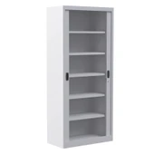 Sürgülü Kapaklı Metal Ayakkabılık – Geniş Raflı Kiler & Arşiv Dolabı thumbnail 5