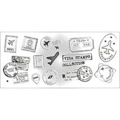 Hobi Mührü, Vintage Seyahat Temalı thumbnail 1