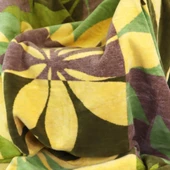 Bigghome Botanik  Çift Kişilik Battaniye 200 x 220 cm thumbnail 8